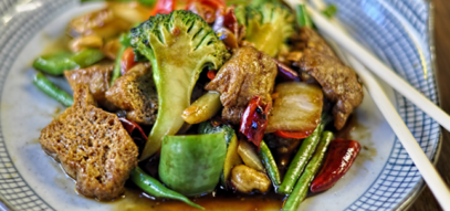 Szechuan Tofu-Healthy food in N1 for all tummies and tastebuds