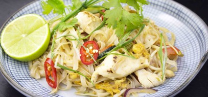 Our gluten free take on classic pad thai has oodles of noodles and is so moreish you'll be glad of it!