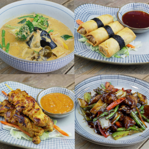 Mix it up for lunch and share and assortment of tasty pan Asian treats with colleagues 